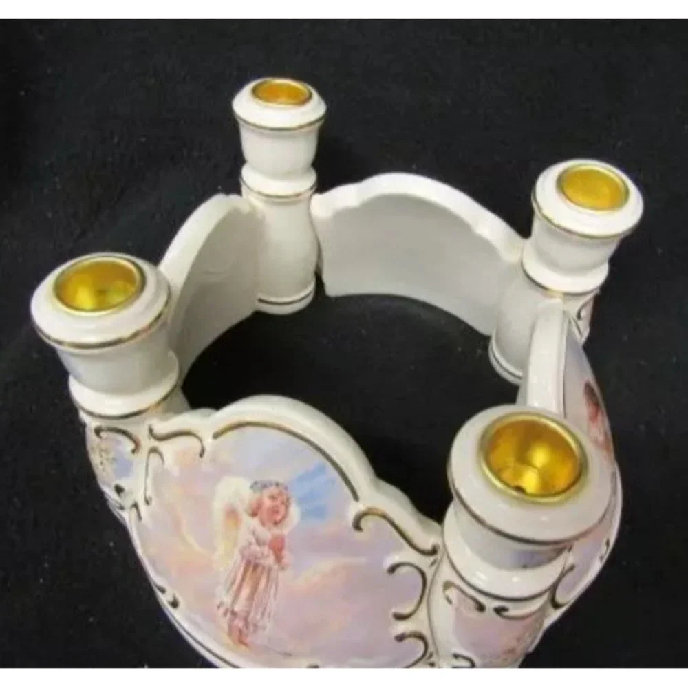Bradford Exchange COMPETE Set of 4 CIRCLE OF LIGHT (Faith,Hope,Love,Grace) Angel